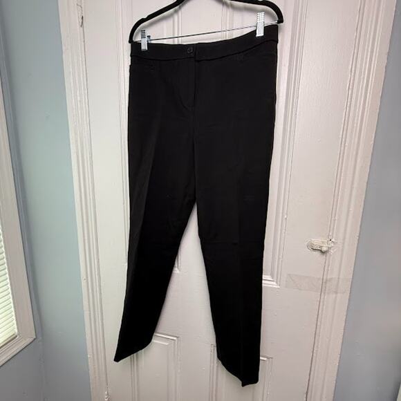 QVC Tailored by Susan Graver Smart Ponte Slim Leg Trousers Womens Medium Petite - Picture 1 of 11